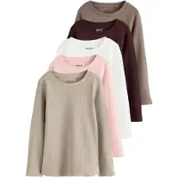 Next Maglietta beige / marrone chiaro / rosa chiaro / rosso scuro / bianco