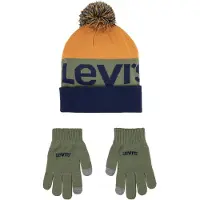 Levi's Unisex Lan Beanie And Glove Set Ocean Cavern Taglia: OS | Accessori Outlet | kids