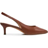 Ralph Lauren per donna. 802927937002 Scarpe Lolah in pelle marrone (38), 5 a 8cm, Nessuno, Casual, Da sera