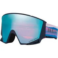 Oakley - Masque de ski avec 2 écrans - Flow Scape M Mikeala Shiffrin Signature Prizm Sapphire & Prizm Iced - Blu