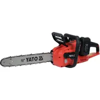YATO Troncatrice a batteria senza spazzole, 36 V, 16 pollici, con 2 batterie da 4 Ah