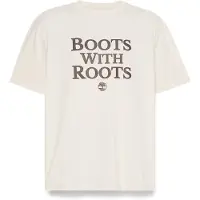 Timberland Slogan Tee Vintage White Taglia: XL | T-shirt stampate Outlet | Uomo | Bianco