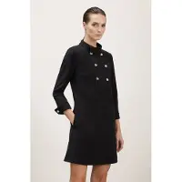 Motivi Double-breasted Minidress Black Taglia: 38 | Abiti Mini Outlet | Donna | Nero