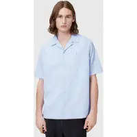 AllSaints Valmer Ss Shirt Shore Blue Taglia: L | Camicie Casual Outlet | Uomo | Blu