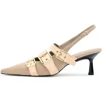 AllSaints Vivian Slingback Sand Brown Taglia: 36 | Tacchi Alti Outlet | Donna | Marrone