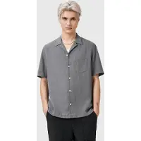 AllSaints Veda Ss Shirt Pillar Grey Taglia: L | Camicie Casual Outlet | Uomo | Grigio