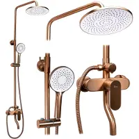 REA Set Doccia Drop Brush Copper