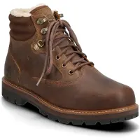 Timberland per uomo. TB0A6CFXEM41 Stivali in pelle marrone Britton Road (46), Basso, Stringhe, Casual, All'aperto