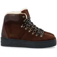 Ca'shott Women's Cascamilla Warm Lace Boot Scarpe invernali Donna (38, marrone/nero)
