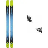 Dynafit - Sci da scialpinismo - Set Scialpinismo Seven Summits Lime Yellow/Black 2024 - Blu