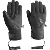 Picture Organic Clothing - Guanti impermeabili e traspiranti - Kakisa Gloves Black per Donne in Pelle - Taglia 10 - Nero