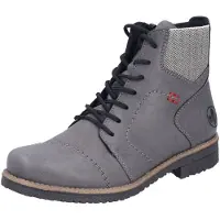 Rieker Stivaletto stringato grigio scuro