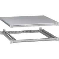 Schneider Electric : telaio inferiore e superiore, PanelSeT SFN, per armadi elettrici L 800 x P 800 mm, con copertura NSYSFNC88 inclusa