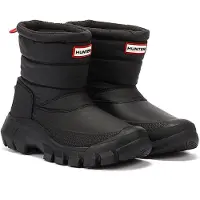 Hunter Women's Intrepid Short Snow Boot Scarpe invernali Donna (36, nero)