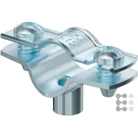 OBO Collare distanziatore, attacco filettato M6, 10-12 mm, acciaio, zincato galvanicamente, 1 pz.