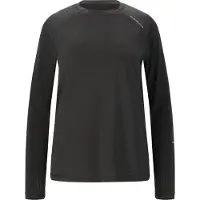 Endurance Women's Joan L/S Midlayer Maglia da corsa Donna (40, nero)