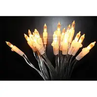 EGB LED luci fiabesche 100 LED trasparente/ambra
