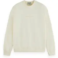 Scotch & Soda Core - Logo Front Chest Sweatshirt Off White Taglia: XXL | Maglioni a maglia Outlet | Uomo | Bianco