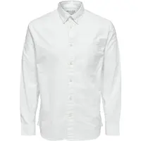 Selected Camicia A Maniche Lunghe Uomini Bianco XL