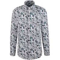 Seidensticker Camicia 'SMART ESSENTIALS' blu / bianco