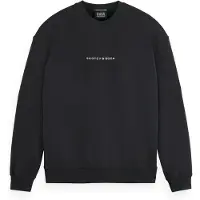 Scotch & Soda Core - Logo Front Chest Sweatshirt Black Taglia: XXL | Maglioni a maglia Outlet | Uomo | Nero