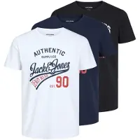 Jack & Jones Confezione Da 3 T-shirt Con Logo