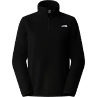The North Face - Pile mezza cerniera - W Glacier Fleece 1/4 Zip Jacket TNF Black per Donne - Taglia XS - Nero