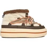 Napapijri Women's Mid Boot Glacier Scarpe invernali Donna (6, beige/marrone)