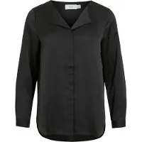 Vila Viellette V-neck Camicia A Maniche Lunghe