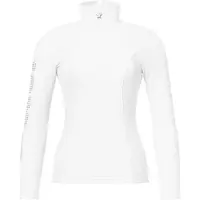 Goldbergh - Top termico a mezza zip da donna - Brezza White per Donne in Poliestere Riciclato - Taglia M - Bianco