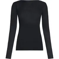 Hunkemoller Maglietta ' Boatneck Cashmere' nero