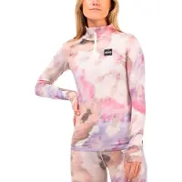 Eivy - Intimo termico donna in Lana - Journey Merino Wool Top Aquarelle per Donne - Taglia M - Rosa