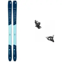 Blizzard - Sci da escursionismo - Pack Zero G 088 W 2026 per Donne in Legno - Blu