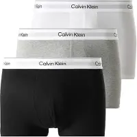 Calvin Klein Boxer MP1 confezione da 3 paia Bianco Nero Grigio taglia