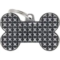 My Family Medaglietta Identificativa Per Animali Domestici Bronx Big Bone Studs