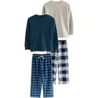 Next Pigiama blu / blu scuro / grigio chiaro
