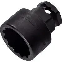 Hazet Avvitatore a impatto, inserto per chiave a bussola 900SZ6-27, 1/2" (12,5 mm) quadrato cavo, esagono esterno da 24 mm, esagono doppio esterno Tractionsp