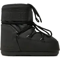 Moon Boot - Stivali doposci - Icon Low Rubber Black - Taglia 33-35 - Nero