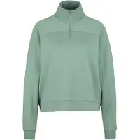 Stoic Women's MerinoFleece335 MMXX. Lulea Half zip Pullover in lana merino Donna (XXL, turchese)