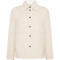 KnowledgeCotton Apparel Women's 14 Wales Corduroy Camicetta Donna (M, bianco/beige)
