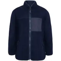 KnowledgeCotton Apparel Women's ED Adv. Nordic Light Zip Giacca in pile Donna (S, blu)