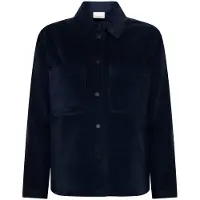 KnowledgeCotton Apparel Women's 14 Wales Corduroy Camicetta Donna (L, blu)