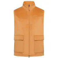 KnowledgeCotton Apparel Felted Wool Vest Gilet in lana merino Uomo (XXL, arancione)