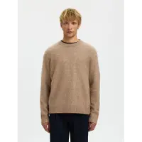 Selected Pullover A Maglia Uomini Grigio S