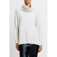 French Connection Babysoft Ribbed Cowl Neck Jumper Classic Cream Taglia: L | Maglioni a maglia Outlet | Donna | Bianco