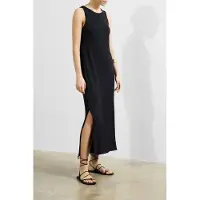French Connection Mia Textured Jersey Long Dress Black Taglia: M | Maxi abiti Outlet | Donna | Nero