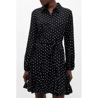 French Connection Polka Dot Swing Dress Black/white Taglia: 10 | Abiti in T-Shirt Outlet | Donna | Nero