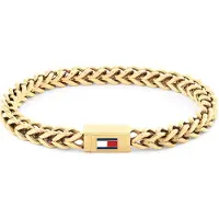 Tommy Hilfiger Bracciale Oro Uomo 19 Cm — Bracciale