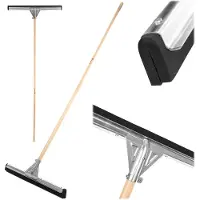 Kadax Spatola per pavimenti "Orsa", con manico lungo in metallo, tergipavimento, spatola, 55 cm