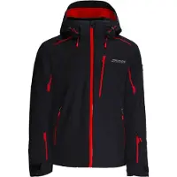 Spyder - Giacca da sci impermeabile e calda in Primaloft - Leader Jacket Black Escape per Uomo in Poliestere Riciclato - Taglia XL - Nero